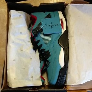Air jordan retro 4 travis scott size 10